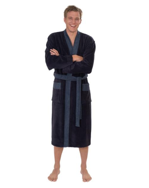 wewofashion Kimono Bamboo Bambus-Baumwoll Mix 