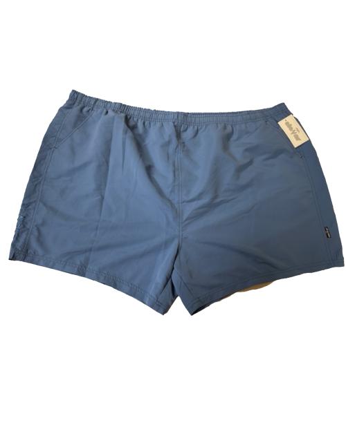 Badeshort Übergröße uni blau 