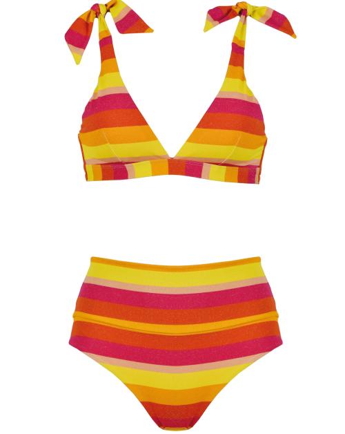 Naturana Beachwear Triangel Bikini mit High-Waist-Slip 