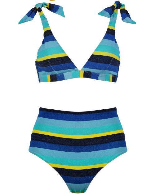 Naturana Beachwear Triangel Bikini mit High-Waist-Slip 