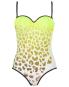 Naturana Beachwear Bandeau Badeanzug mit Schalen 