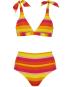 Naturana Beachwear Triangel Bikini mit High-Waist-Slip 